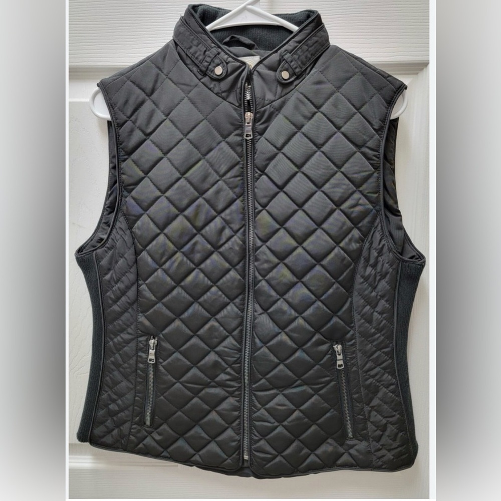 Westport Quilted women’s Sz S Black Vest outdoors gorpcore winter